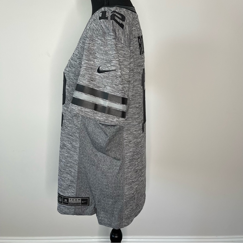 Nike Aaron Rodgers Green Bay Packers Women's Gridiron Grey Limited Jersey Large - Picture 6 of 12